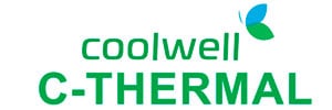 Coolwell C-Thermal Imagotipo de coolwell con el logotipo de la gama de aerotermia Coolwell C-Thermal