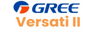 Gree Versati II Imagotipo de GREE con el logotipo de la gama de aerotermia Gree Versati II